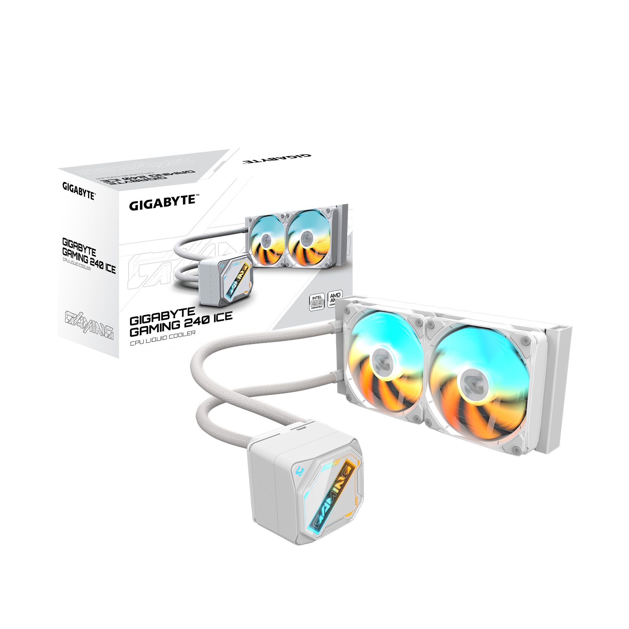 GIGABYTE CPU vodný chladič GAMING 240 ICE 