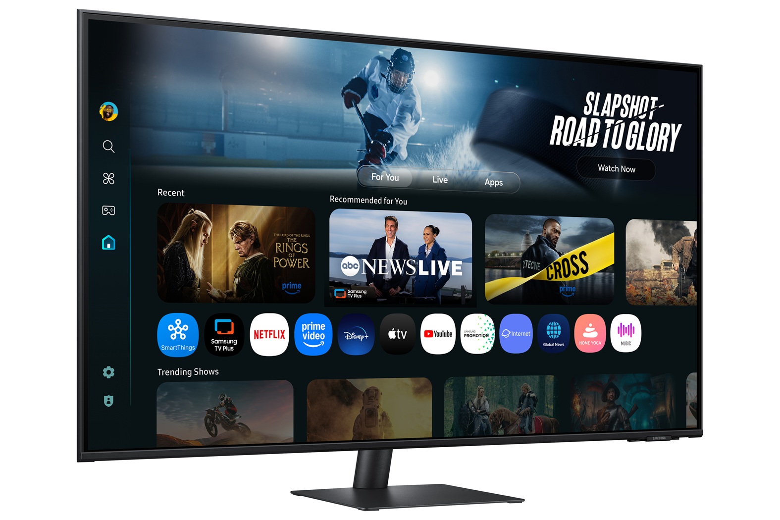 Samsung Smart Monitor/ M70F/ 43"/ VA/ 4K UHD/ 60Hz/ 4ms/ Čierna/ 2R 