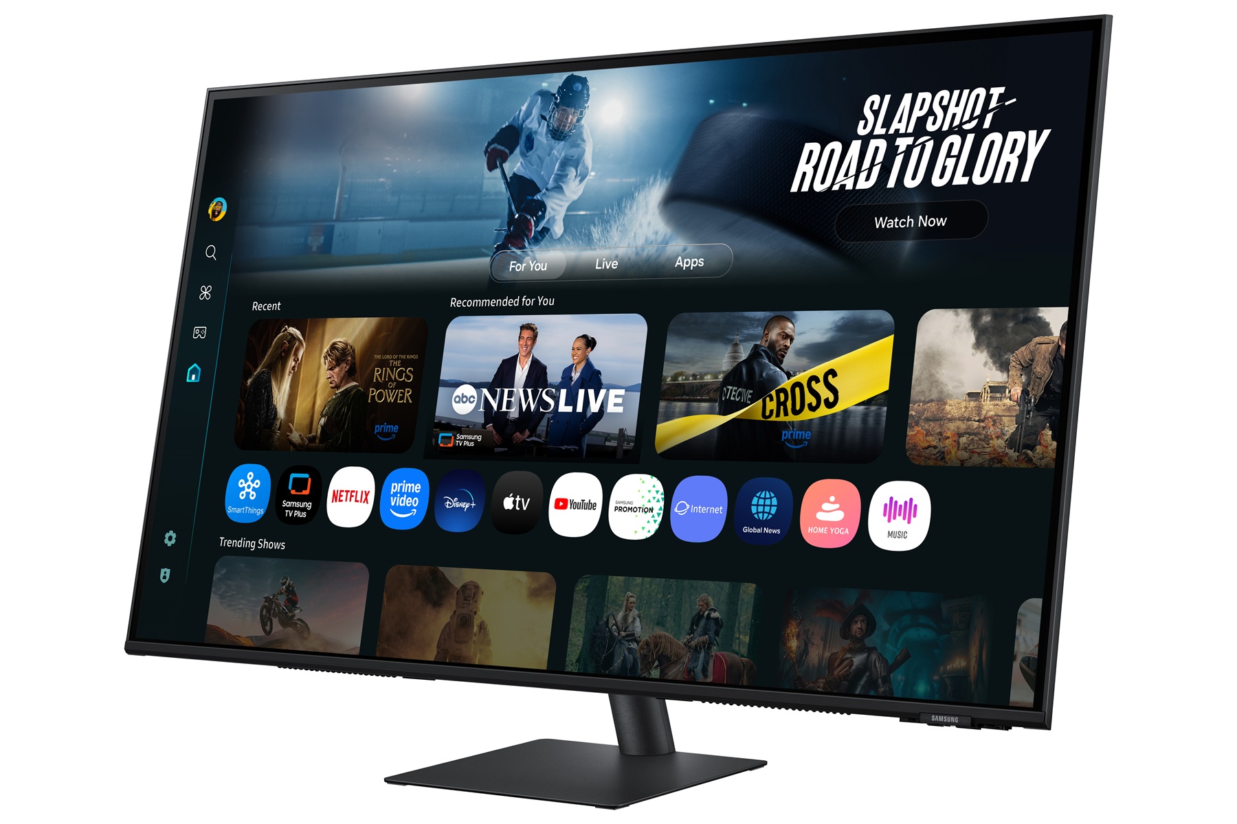 Samsung Smart Monitor/ M70F/ 43"/ VA/ 4K UHD/ 60Hz/ 4ms/ Čierna/ 2R 