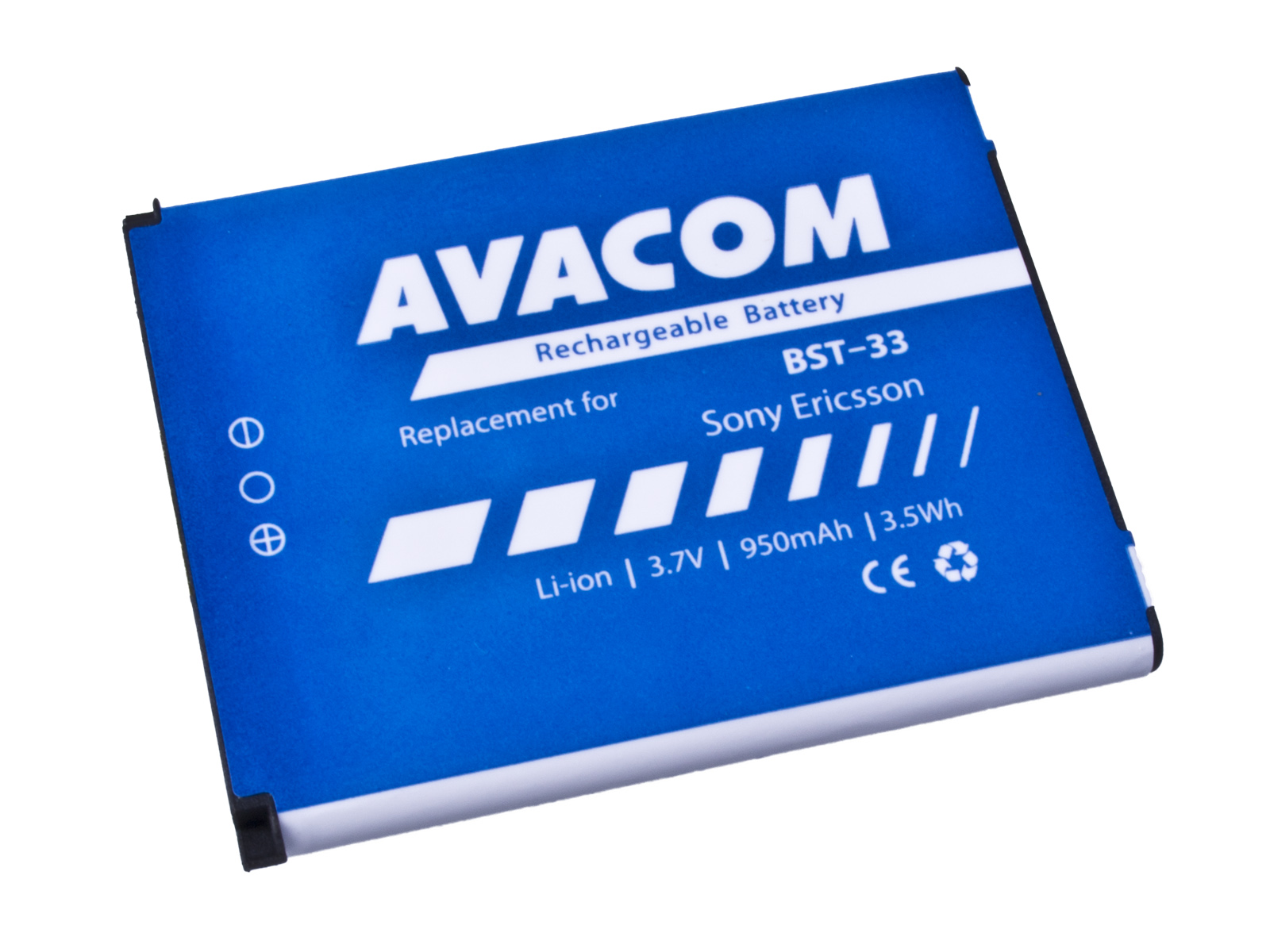 Batéria AVACOM GSSE-W900-S950A do mobilu Sony Ericsson K550i, K800, W900i Li-Ion 3, 7 V 950mAh (náhrad