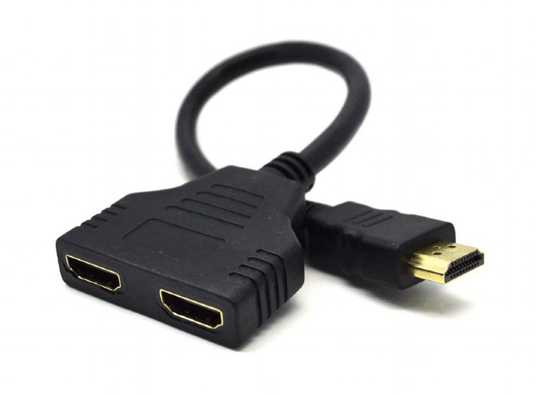 GEMBIRD HDMI splitter, pasívny, kábel, 2 cesty