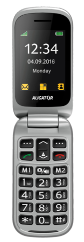 ALIGATOR V650 Senior černo-stříbrný+st.nab