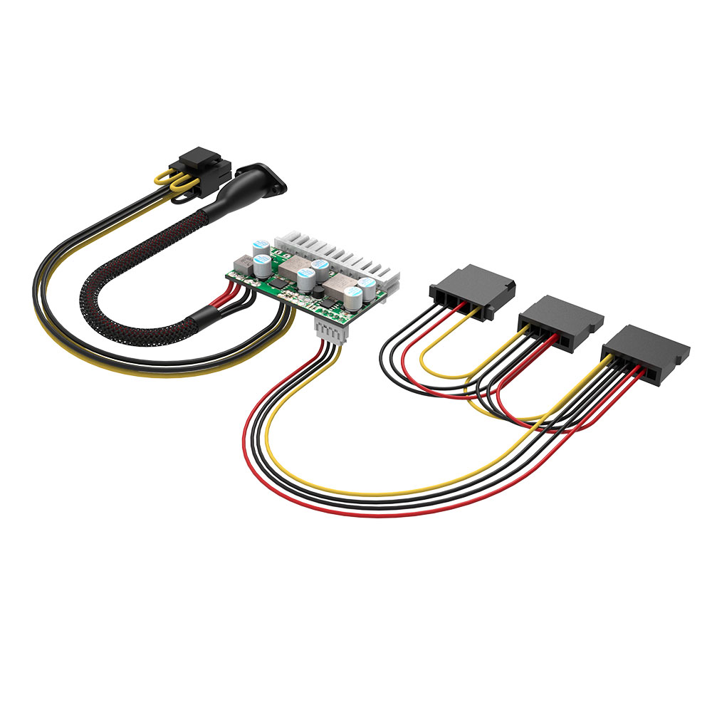 AKASA adaptér 200W DC pre DC ATX power 