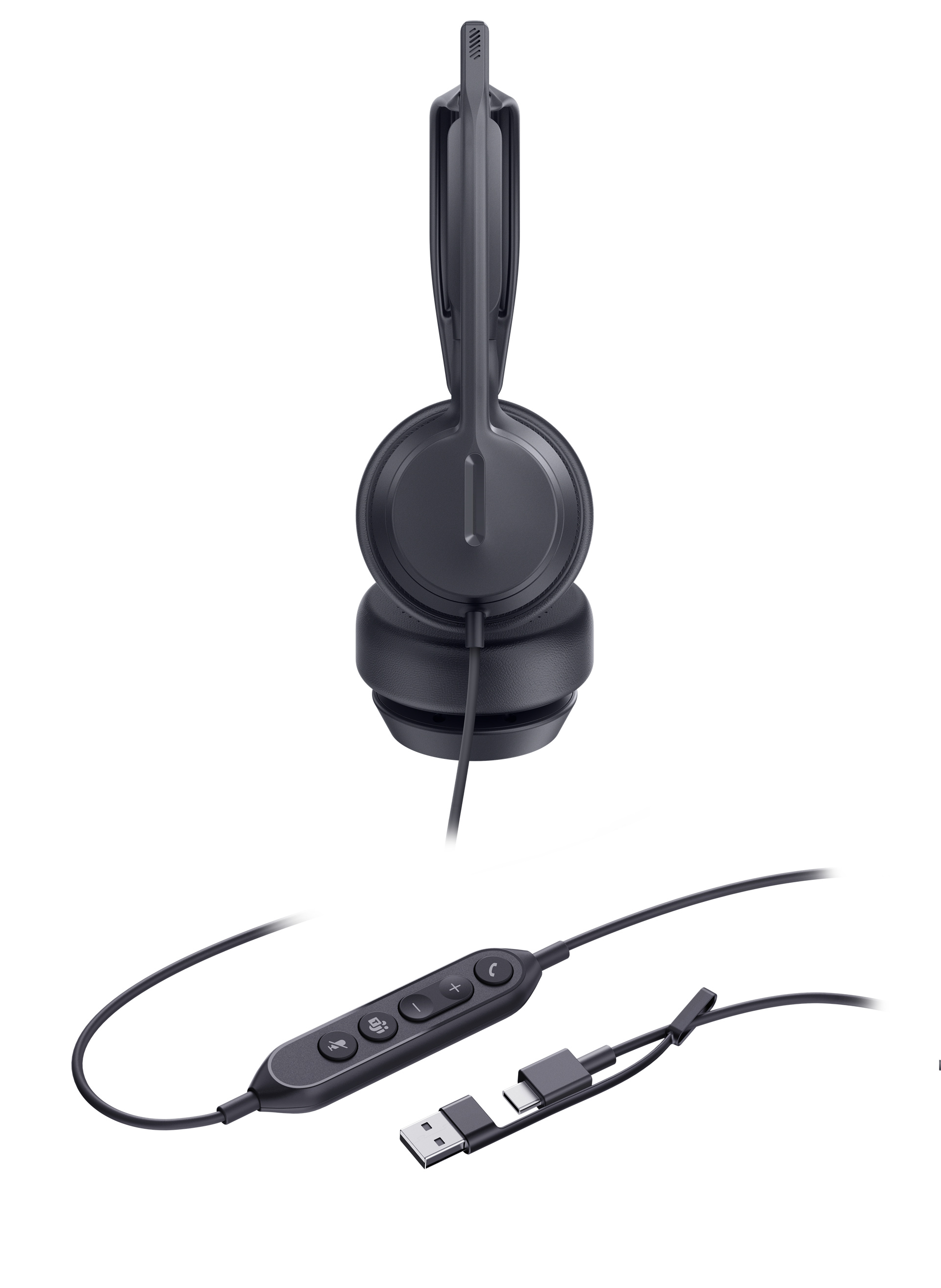 Yealink UH42 Dual Teams USB-C A, drôtová náhlavná 