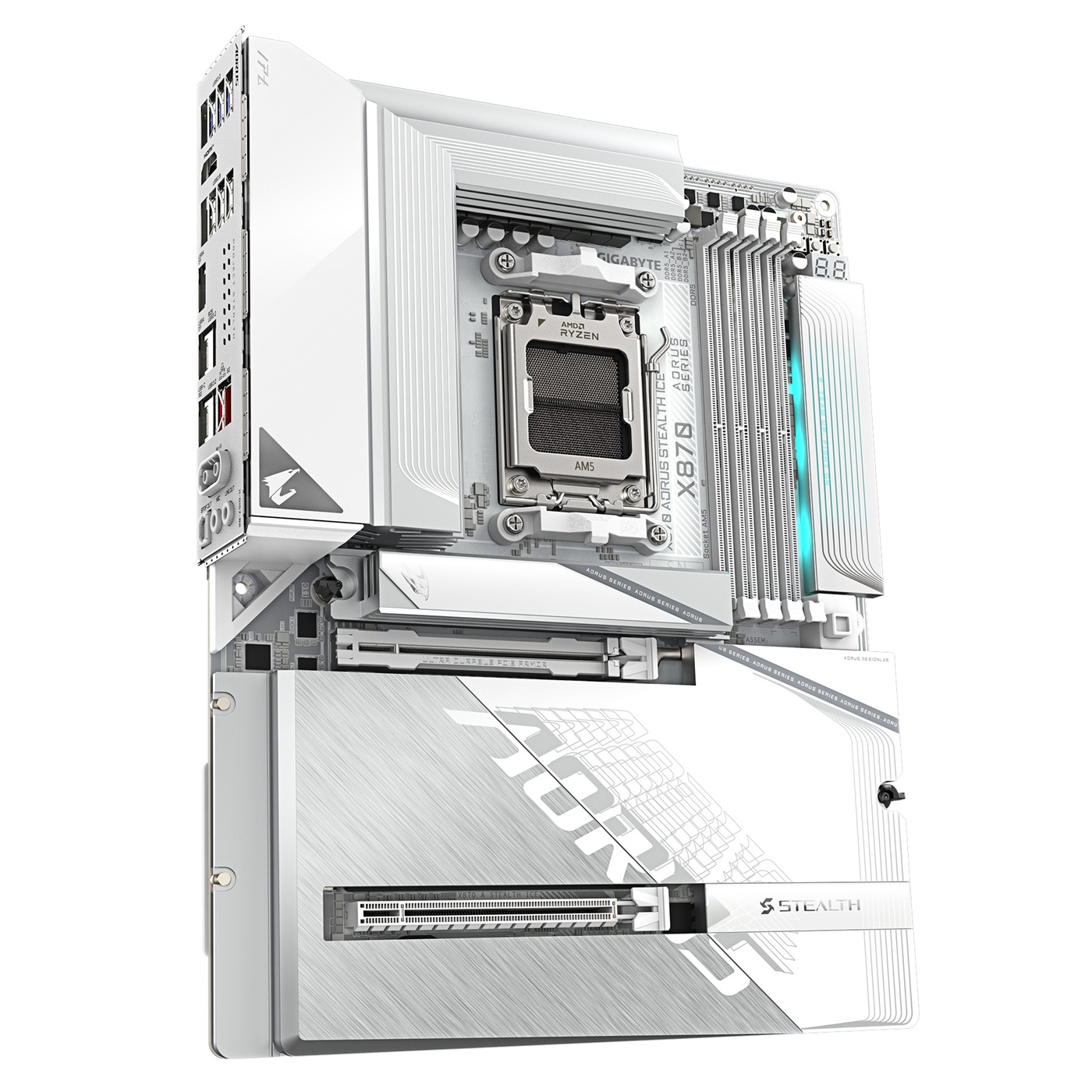 GIGABYTE X870 AORUS STEALTH ICE/ AM5/ ATX 