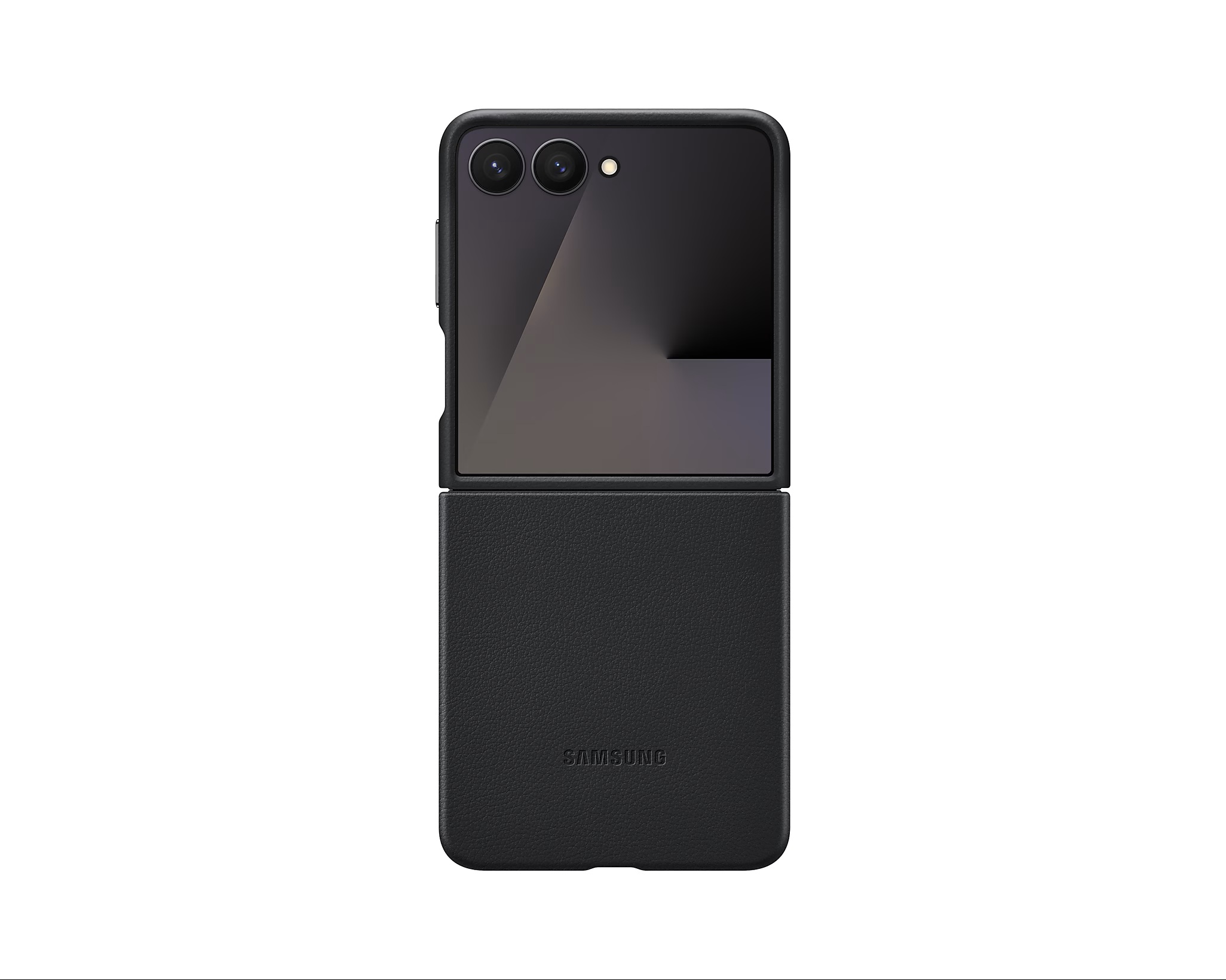 Samsung Ochranný kryt z vegánskej kože Flip7 Black 