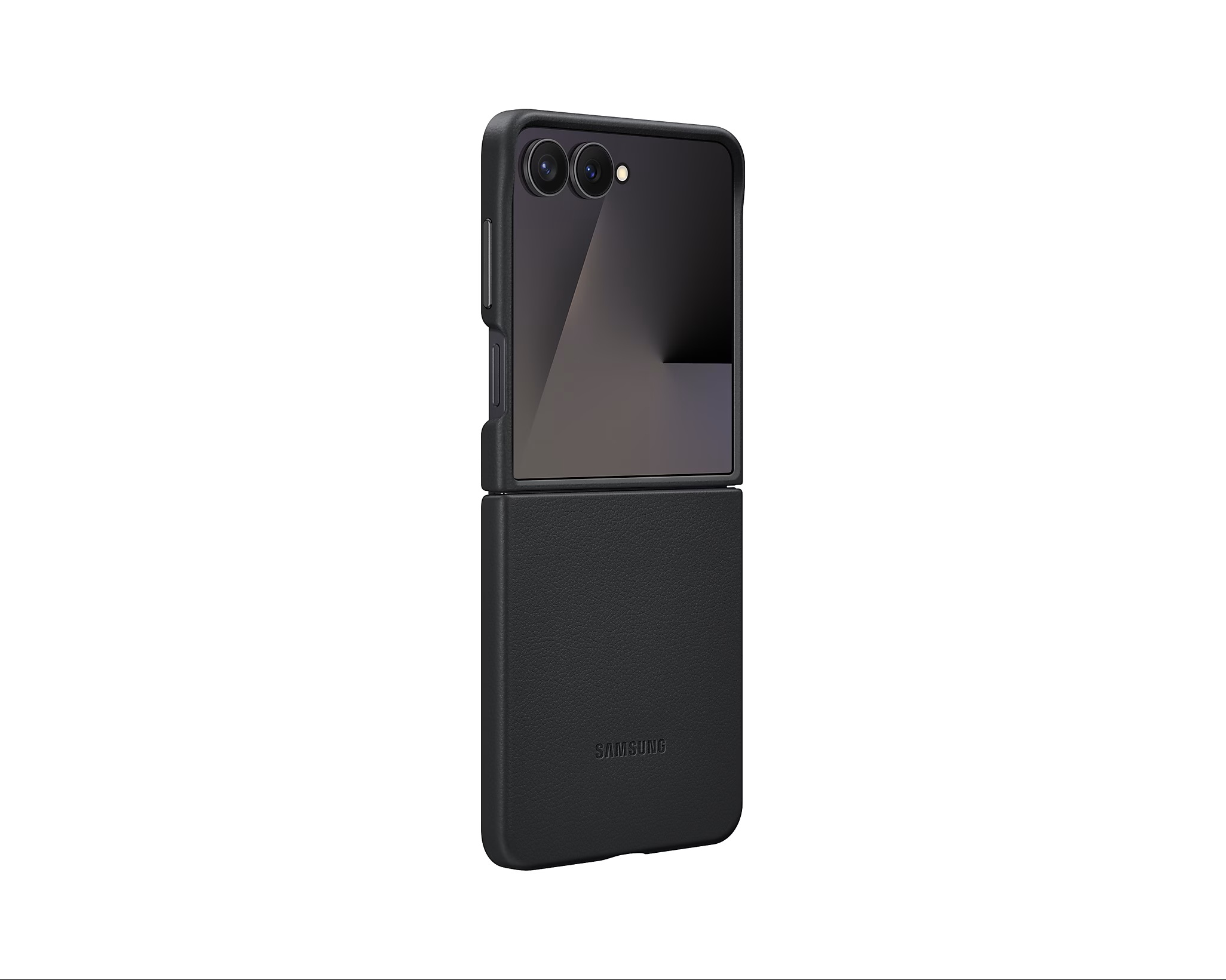 Samsung Ochranný kryt z vegánskej kože Flip7 Black 
