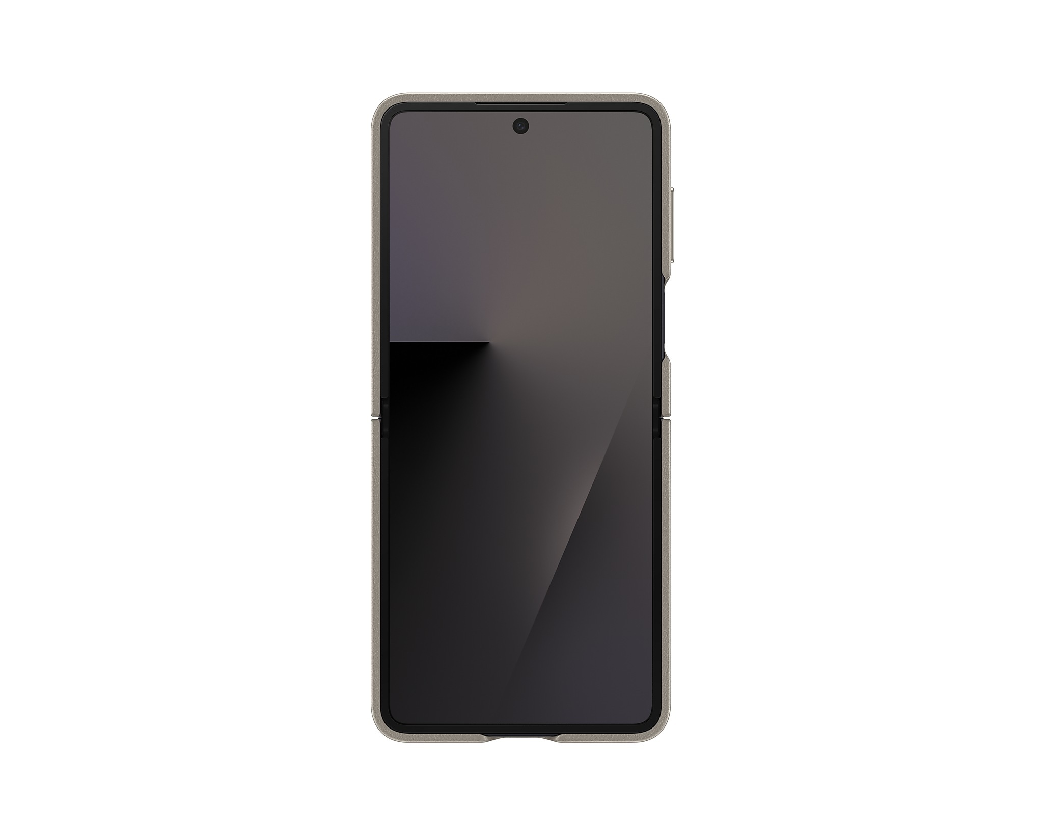 Samsung Ochranný kryt z vegánskej kože Flip7 Taupe 