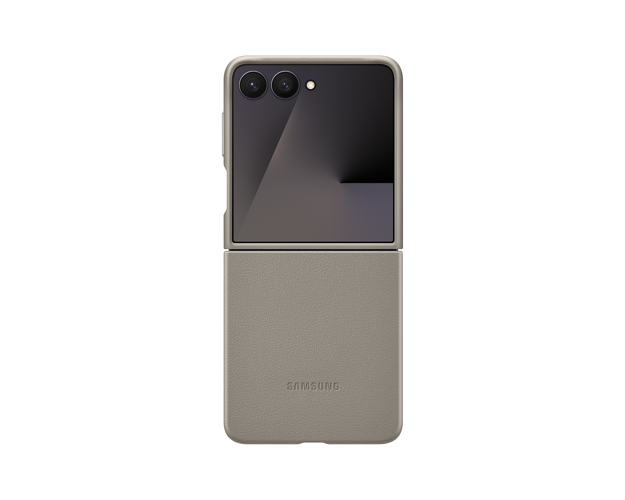 Samsung Ochranný kryt z vegánskej kože Flip7 Taupe 