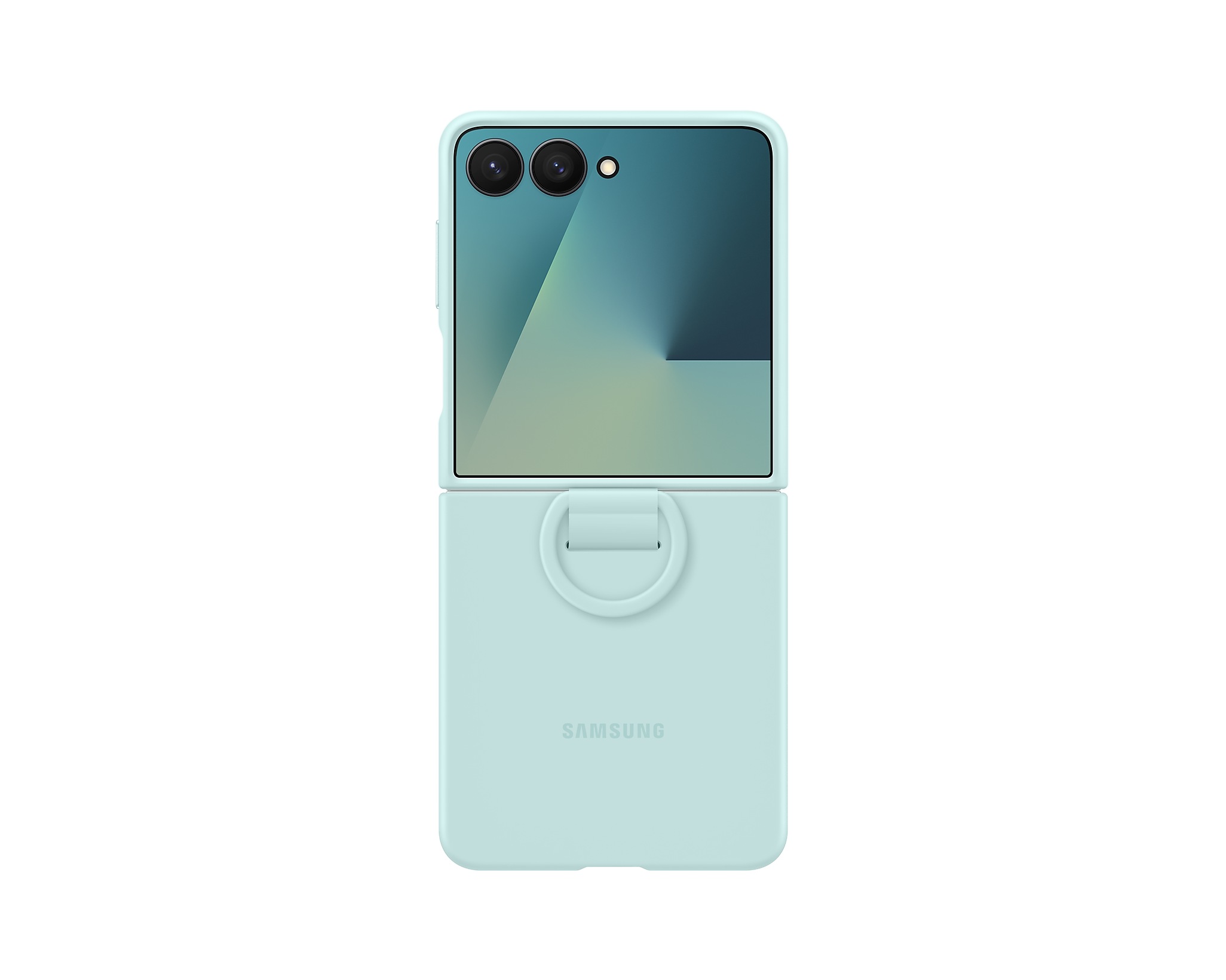 Samsung Silikónový kryt s držiakom na prst Flip7 Mint 