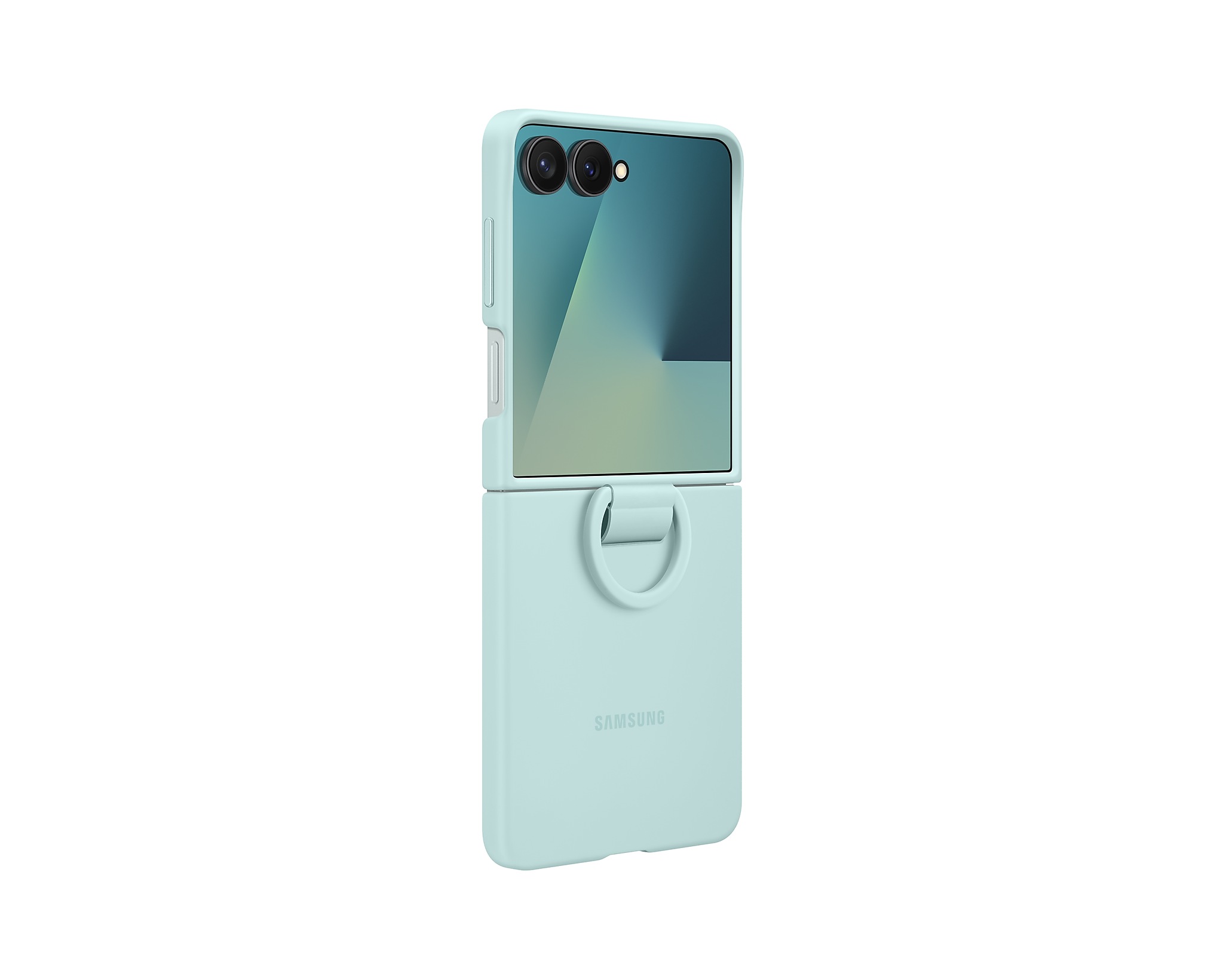 Samsung Silikónový kryt s držiakom na prst Flip7 Mint 