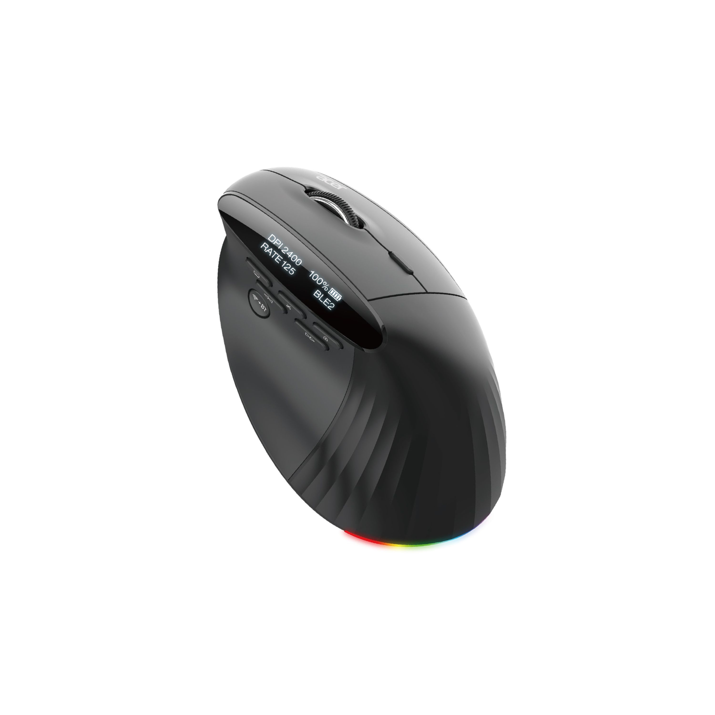 Acer Smart Fit/ Vertikálna/ Optická/ Pre pravákov/ 8 000 DPI/ USB+BT/ Čierna 