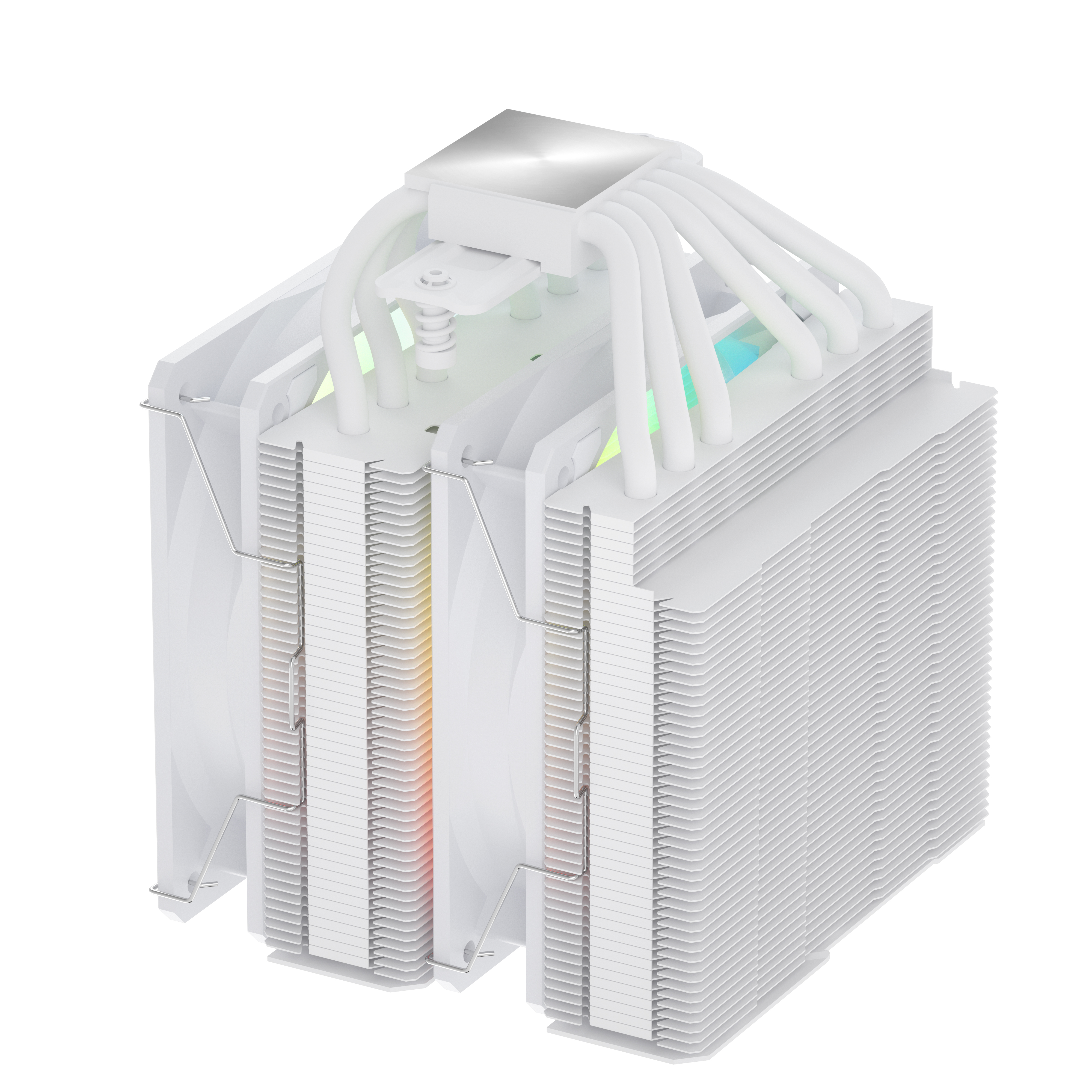 FSP Chladič CPU MP7-WA Dual, 120mm FDB Fan, White 