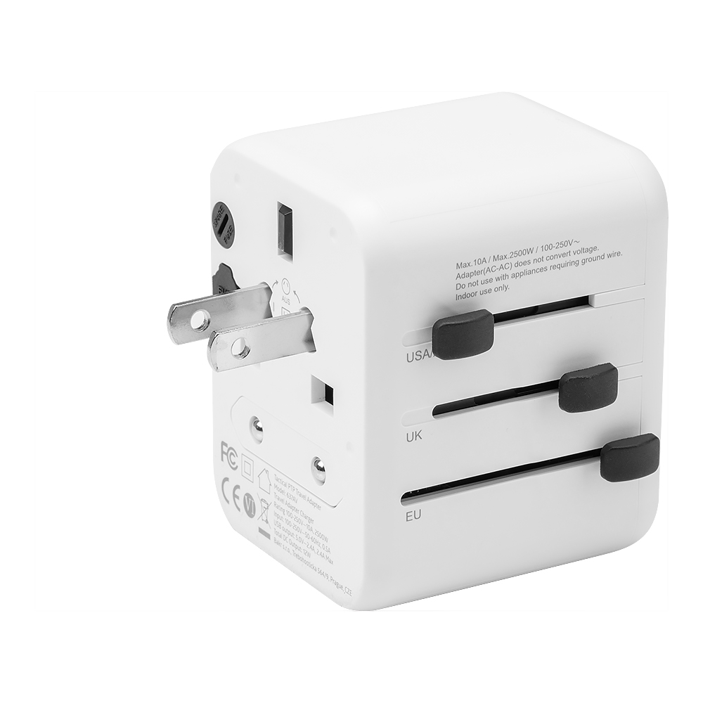 Tactical PTP Travel Adapter White 