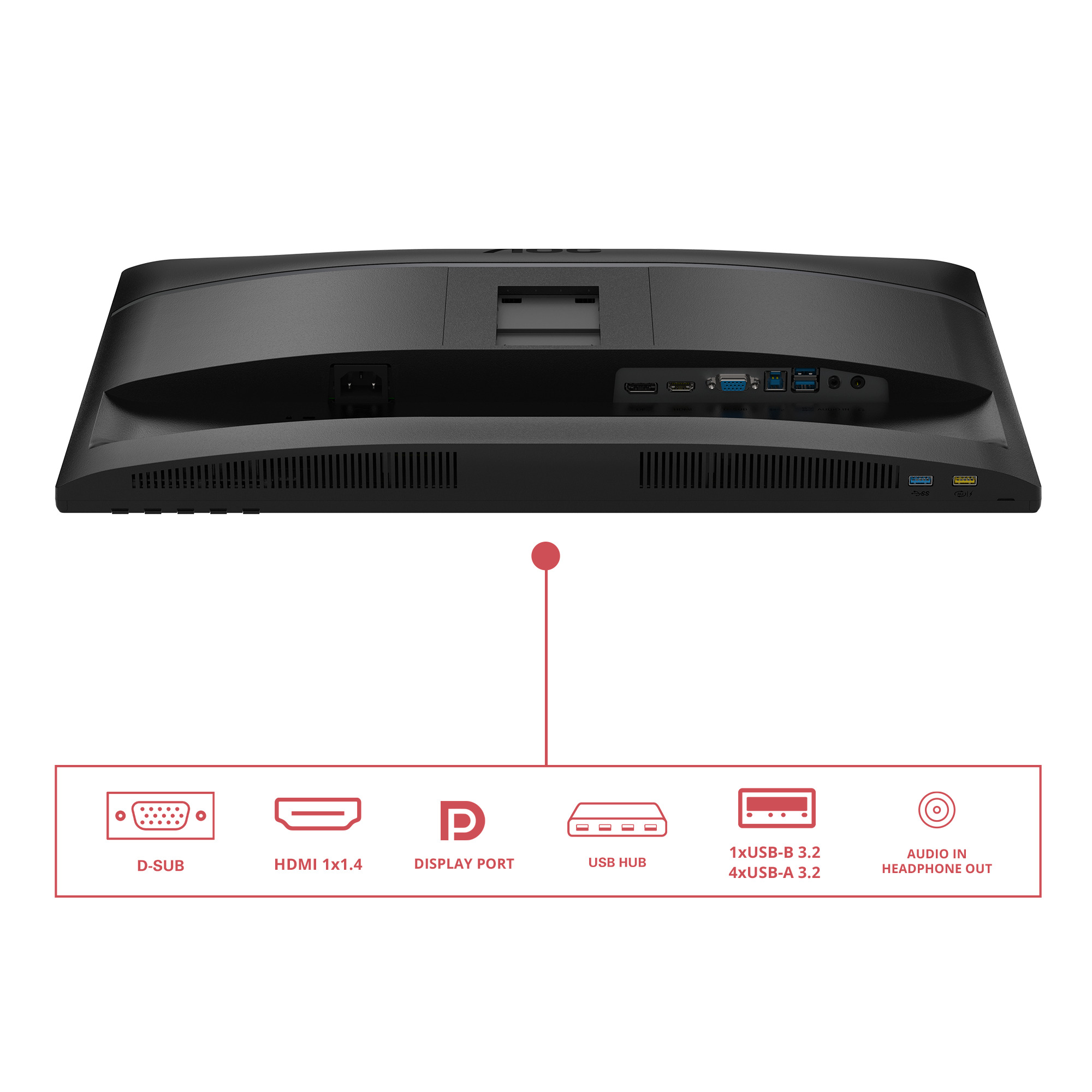 24" LED AOC 24E4U 