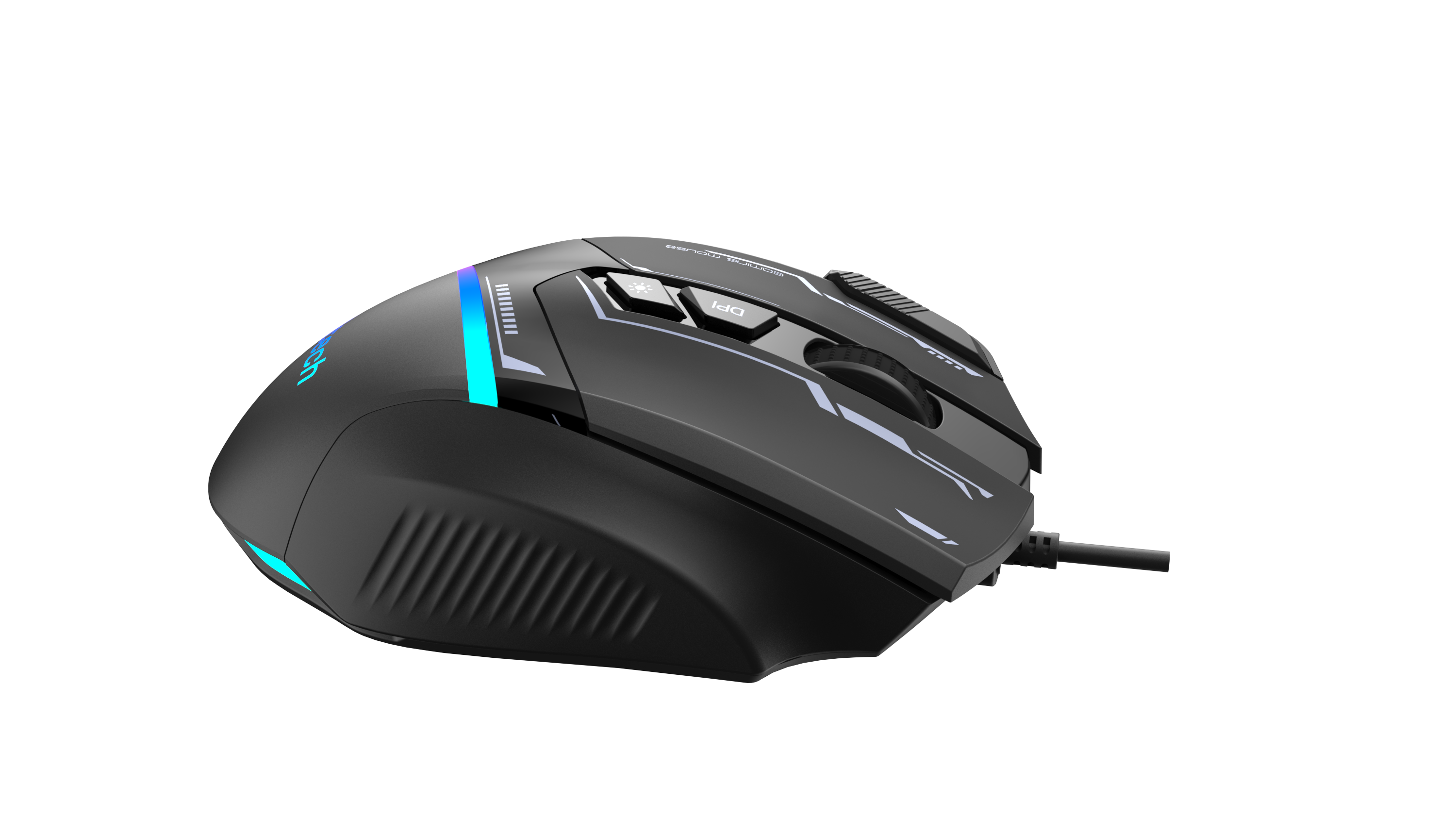 Herná myš C-TECH Zyra (GM-16), 7200 DPI, RGB, USB 