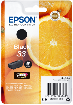 Epson Singlepack Black 33 Claria Premium Ink