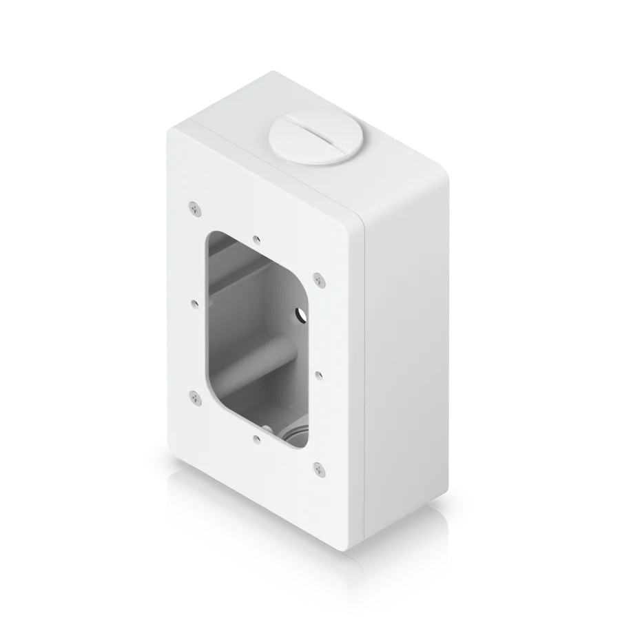 Ubiquiti Junction box for UniFi Access Readers and Intercom Viewers that support flat surface mounting and attachment to 