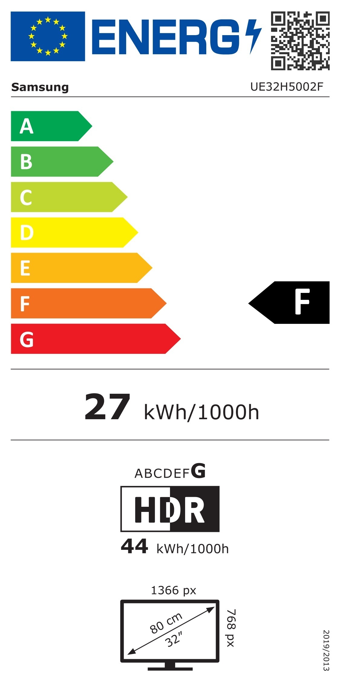 Samsung 32" LED UE32H5002F 