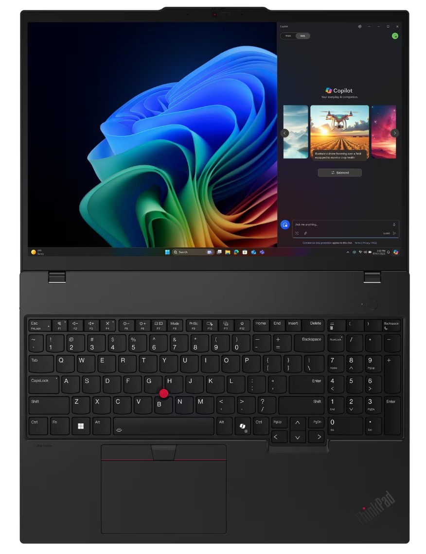 Lenovo ThinkPad T/ T16 Gen 4/ RAI7PRO-350/ 16"/ WUXGA/ 32GB/ 1TB/ AMD int/ W11P/ Black/ 3R 
