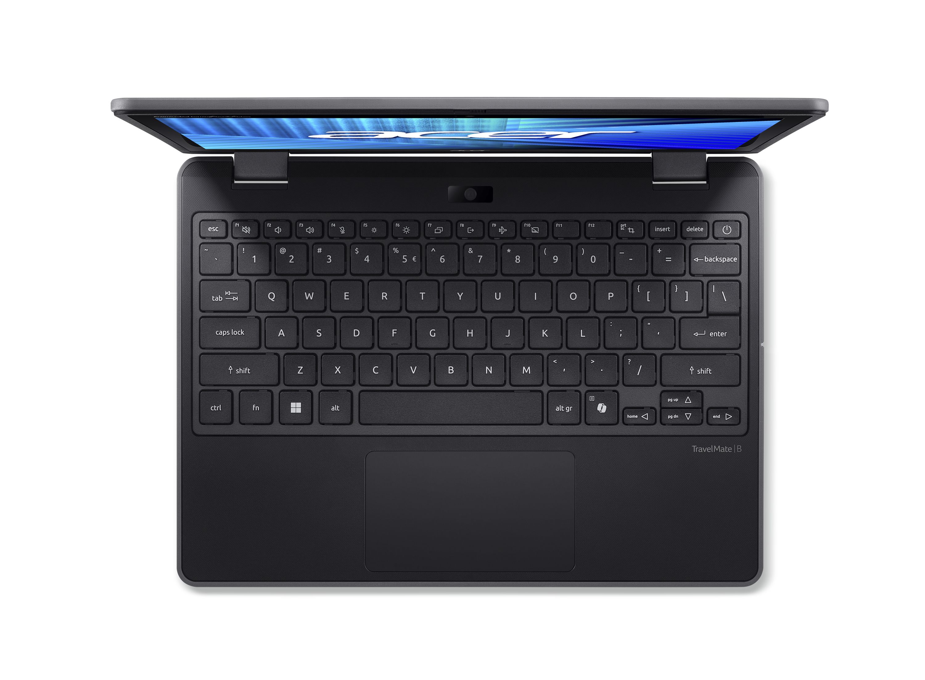 Acer TravelMate Spin B3/ TMB312RN-31-TCO-C8ZG/ N150/ 12, 2"/ WUXGA/ T/ 8GB/ 256GB/ Intel int/ W11P EDU/ Black/ 2 