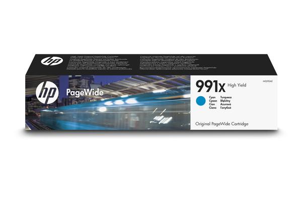 HP 991X High Yield azúrová PageW Cartrige, M0J90AE