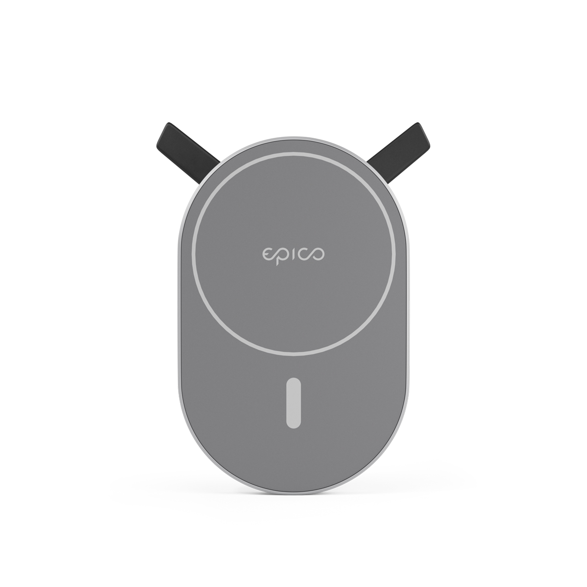 Epico Ellipse Wireless Car Charger 15 W (MagSafe compatible) - Space Gray 