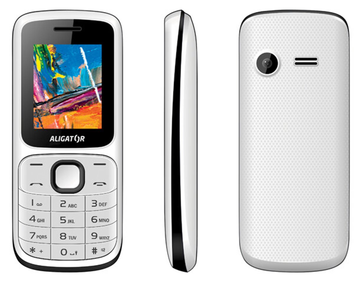 ALIGATOR D210 Dual sim bielo-čierny 