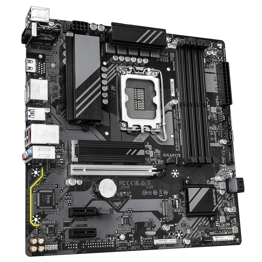 GIGABYTE B760M DS3H WIFI6E GEN5/ LGA 1700/ mATX 