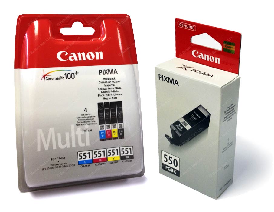 Canon PGI-550 + CLI-551 C/ M/ Y/ BK/ GY Multi pack