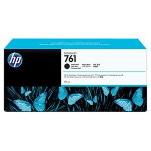 HP 761 Black matte DJ Ink Cart,  775 ml,  CM997A