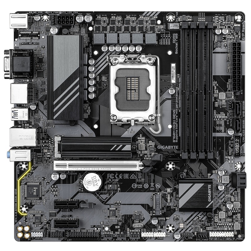 GIGABYTE B760M DS3H GEN5/ LGA 1700/ mATX 