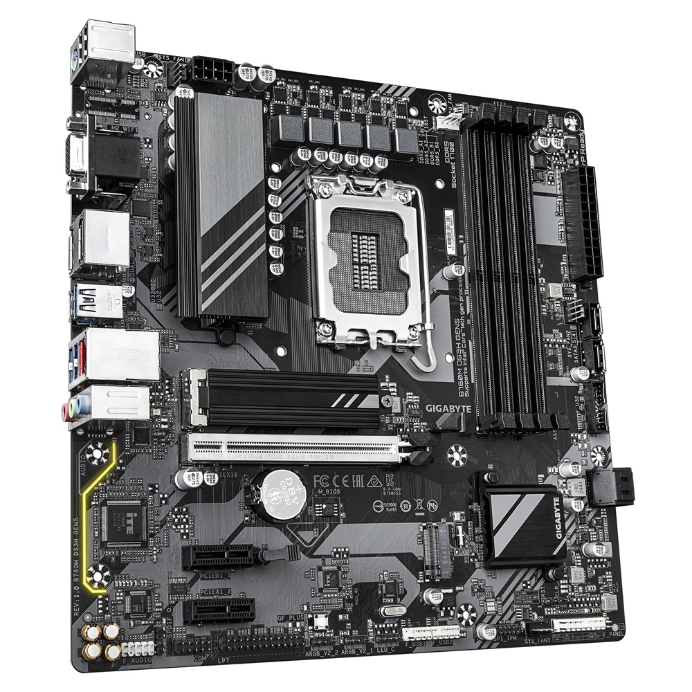 GIGABYTE B760M DS3H GEN5/ LGA 1700/ mATX 