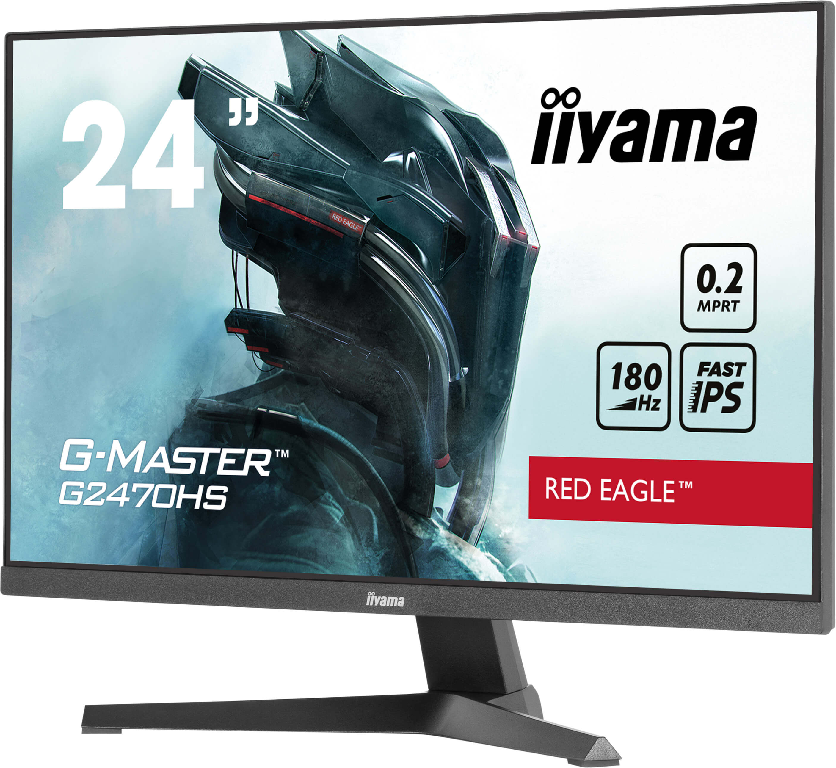 iiyama G-Master/ G2470HS-B1/ 23, 8"/ IPS/ FHD/ 180Hz/ 0, 2ms/ Black/ 3R 