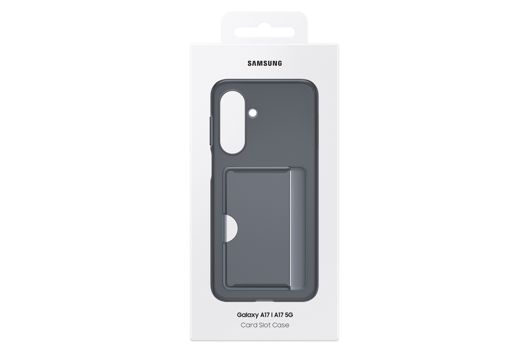 Samsung Zadný kryt s vreckom na kartu A17 Black 