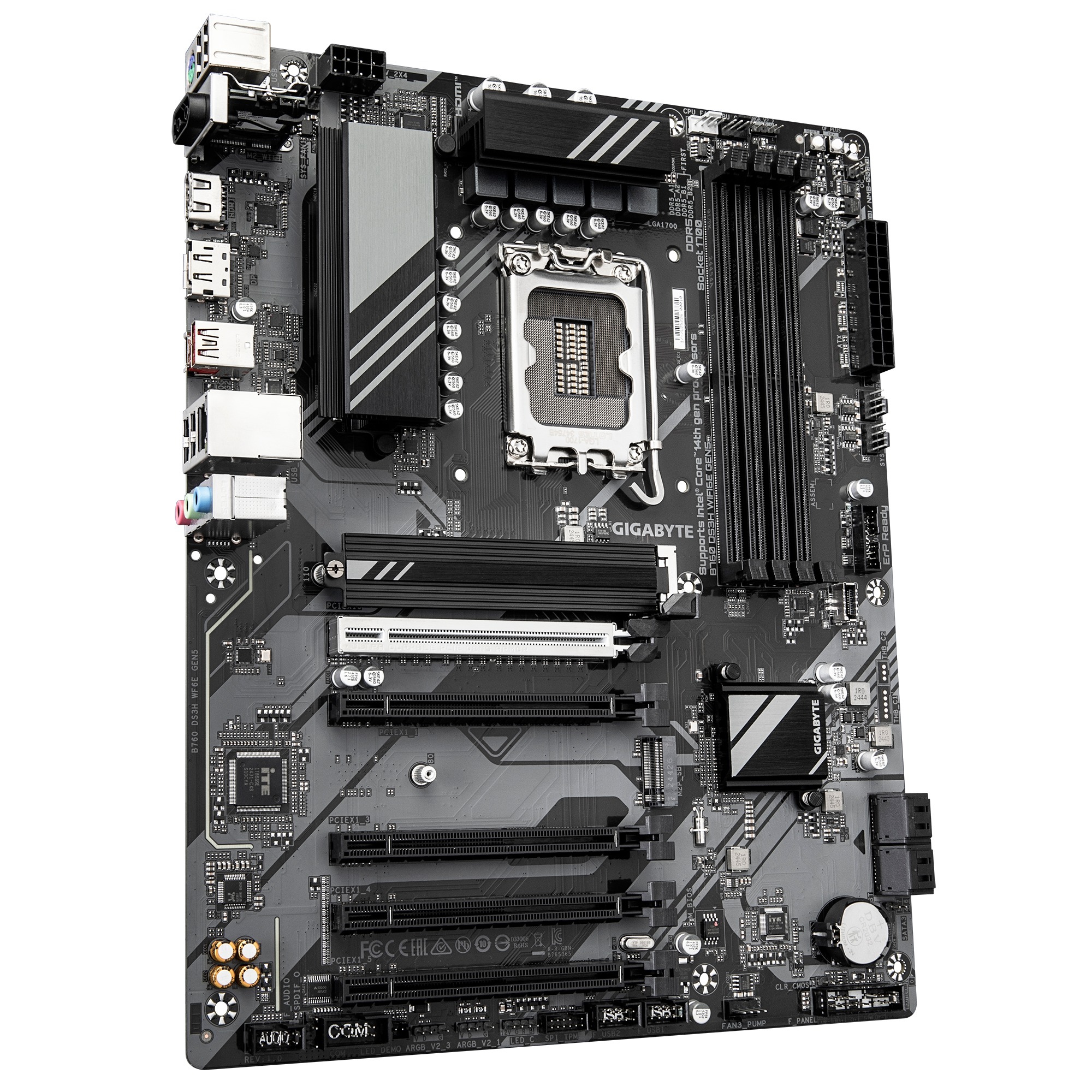 GIGABYTE B760 DS3H WIFI6E GEN5/ LGA 1700/ ATX 