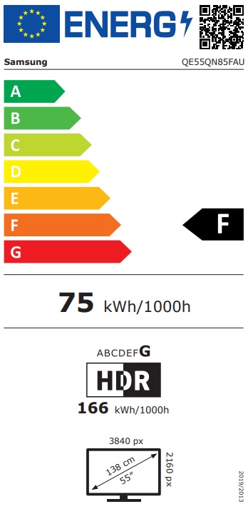 Samsung QE55QN85F 55" 4K UHD Strieborná 