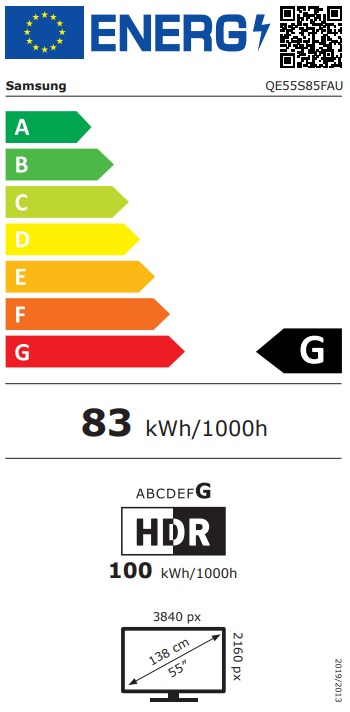 Samsung 55" OLED QE55S85F 