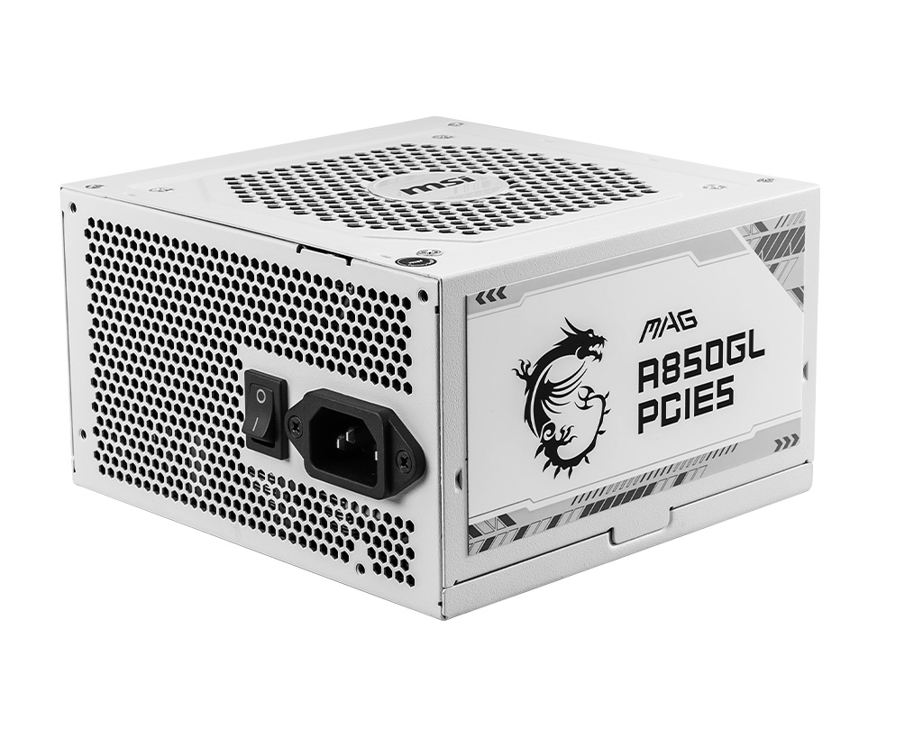 MSI zdroj MAG A850GL PCIE5 WHITE 80PLUS GOLD m 