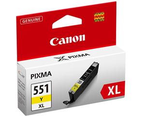 Canon CLI-551 XL Y, žltá veľká