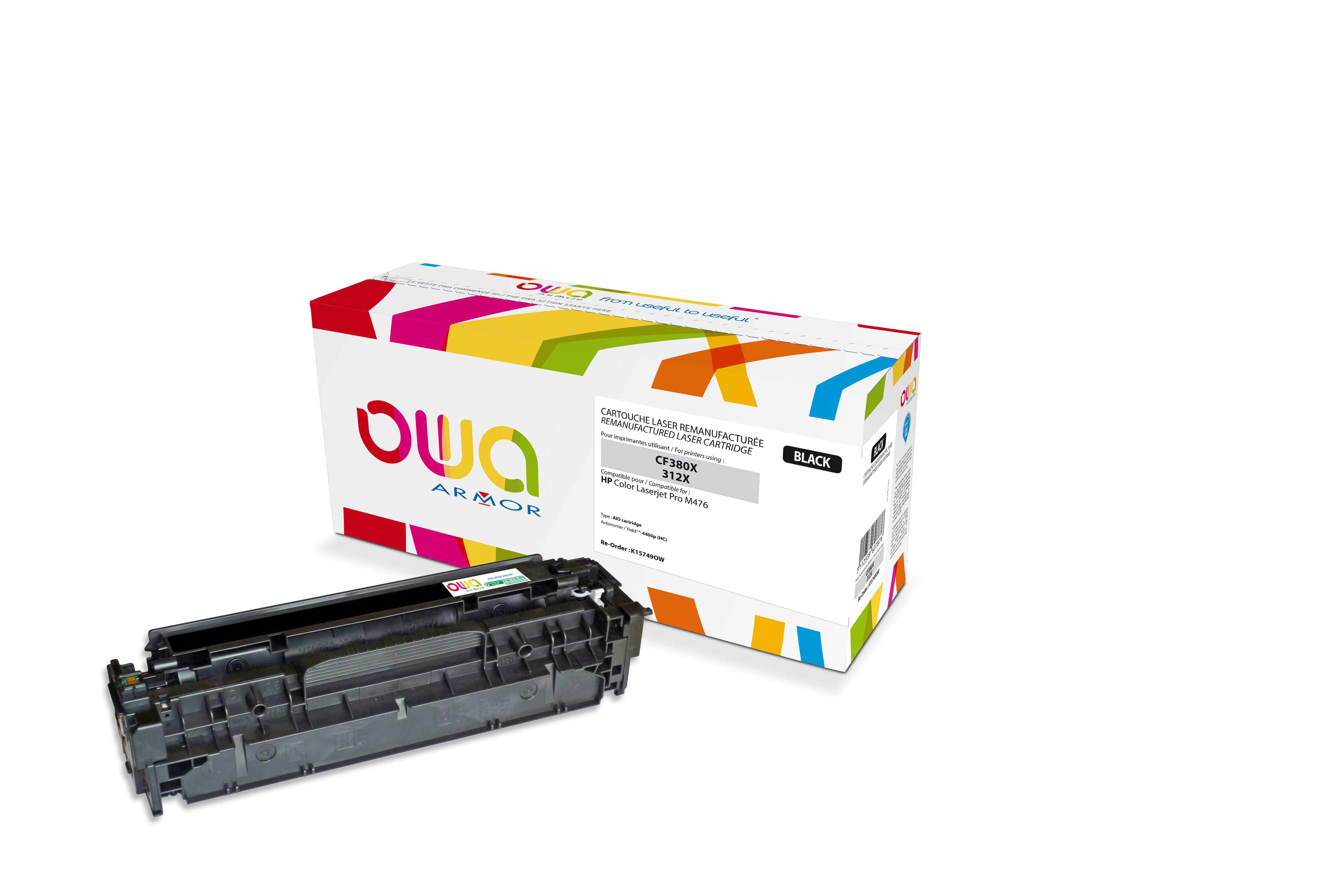 OWA Armor toner kompatibilný s HP CF380X, 4400st, čierna/ black