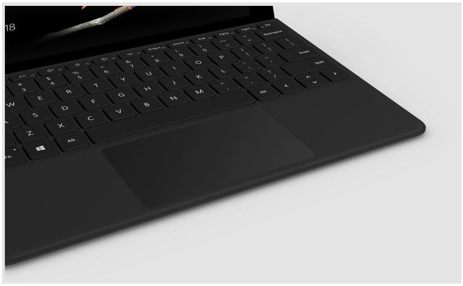 Microsoft Surface Go Type Cover (Black) Refresh, Commercial, CZ&SK 
