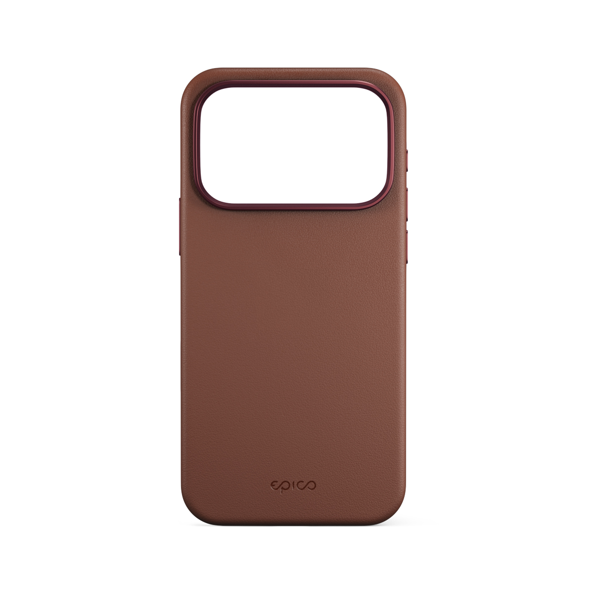 Epico Leather Mag+ Case iPhone 17 Pro - hnedá 