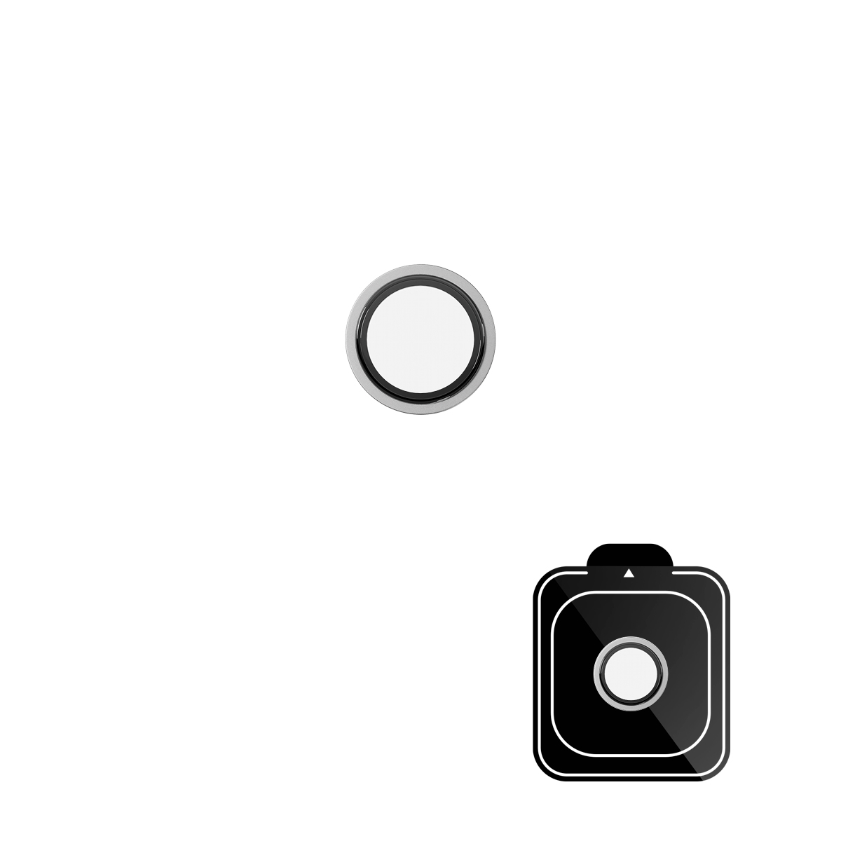 Epico Alu Lens Protectors iPhone Air - strieborná 