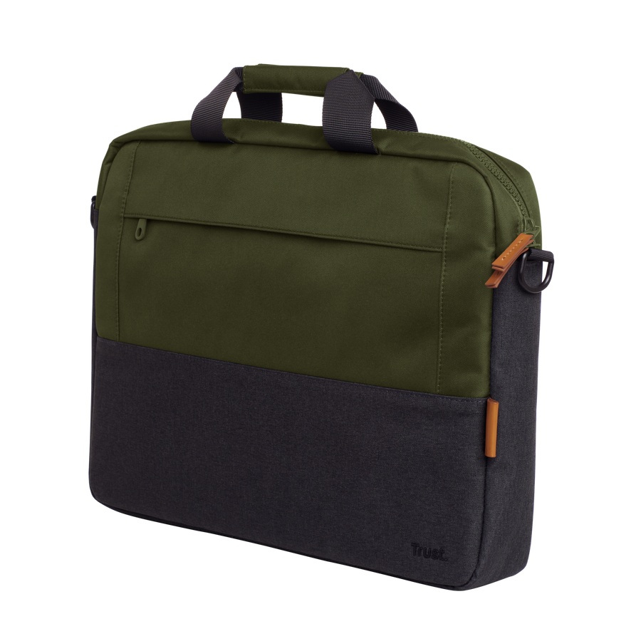 TRUST LISBOA 16" LAPTOP BAG - GREEN 