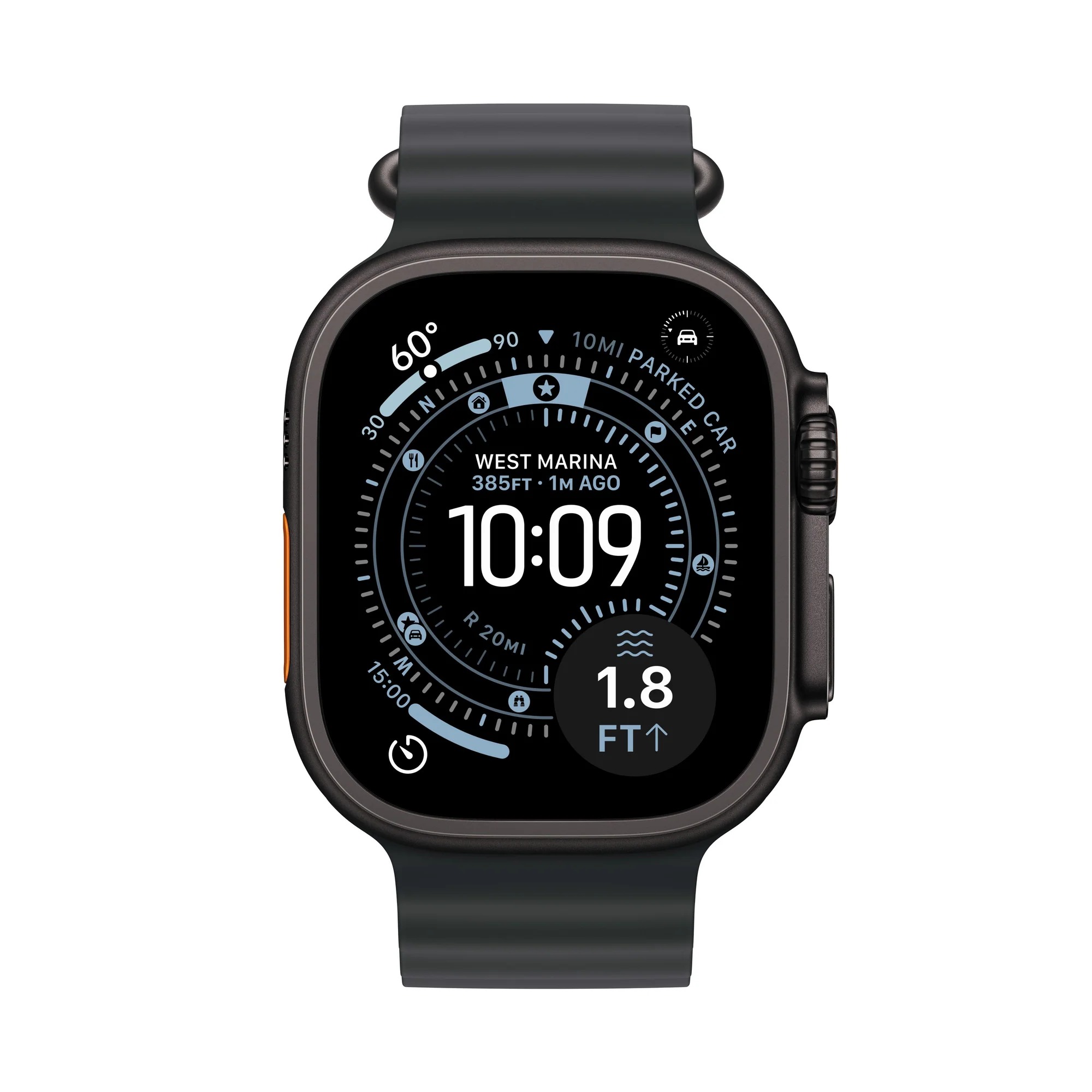 Apple Watch Ultra 3/ 49/ Šport Band/ Black 
