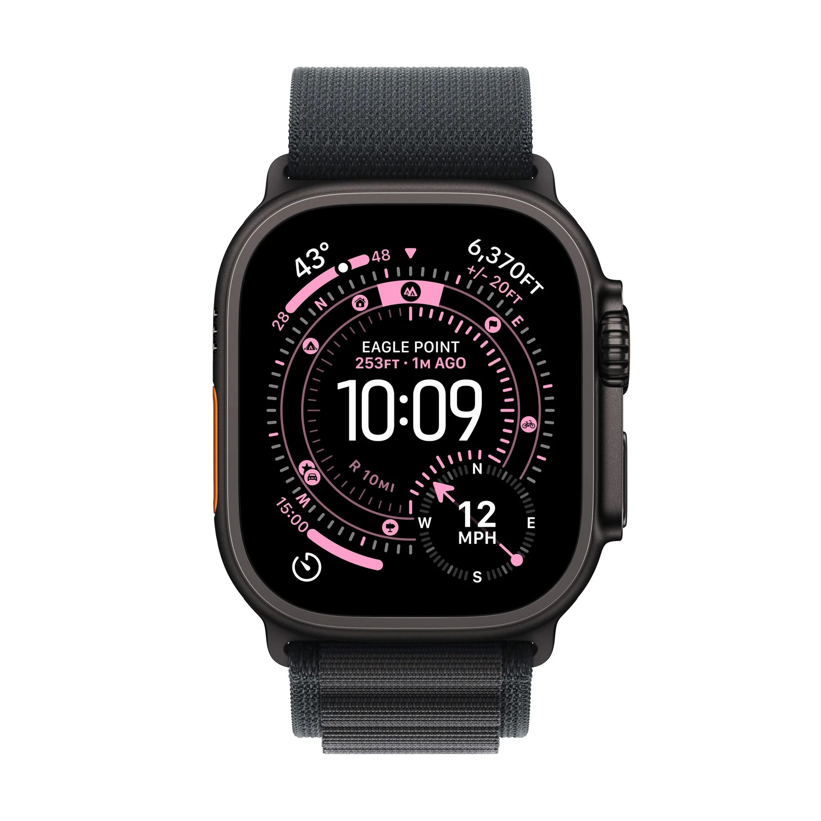 Apple Watch Ultra 3/ 49/ Elegant Band/ Black 