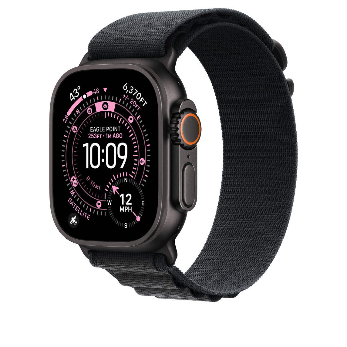 Watch Acc/ 49/ Black Alpine Loop-S-Bl.Titan 