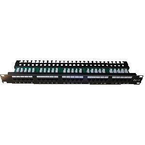 DATACOM Patch panel ISDN 25p.1U Integrovaný BLACK, 19