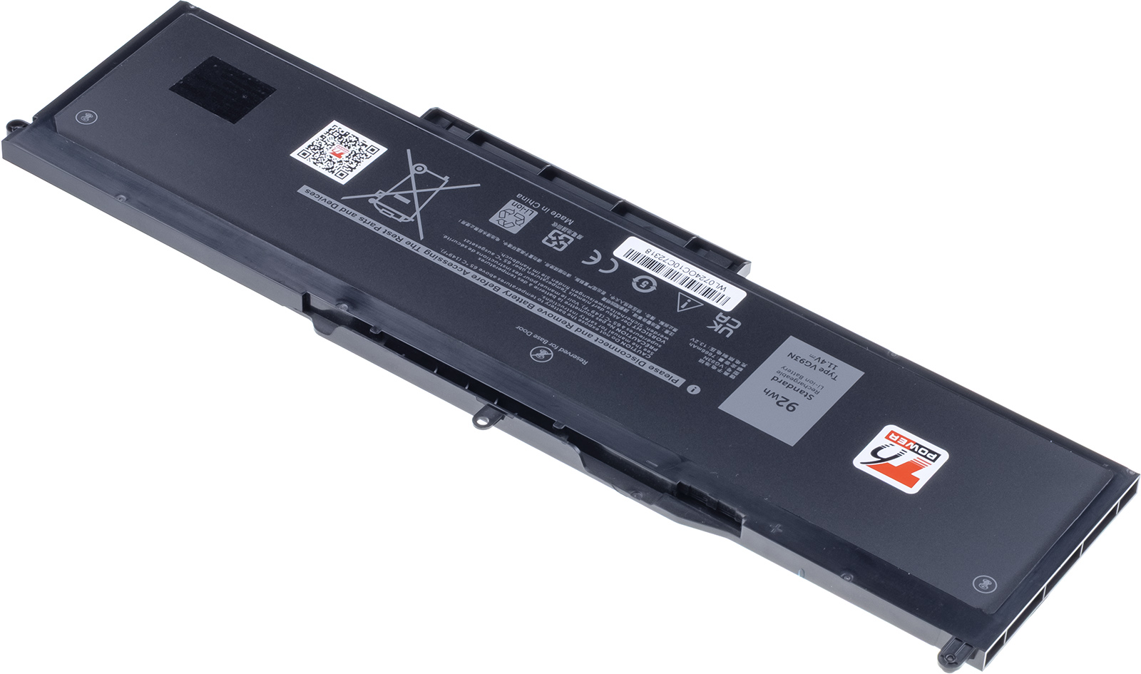 Batéria T6 Power pre Dell Latitude 5580, 5591, Precision 3520, 3530, 8070mAh, 92Wh, 6cell, Li-pol 